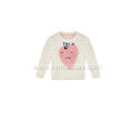 Girl's Knitted Happy Strawberry Jacquard Baby Pullover